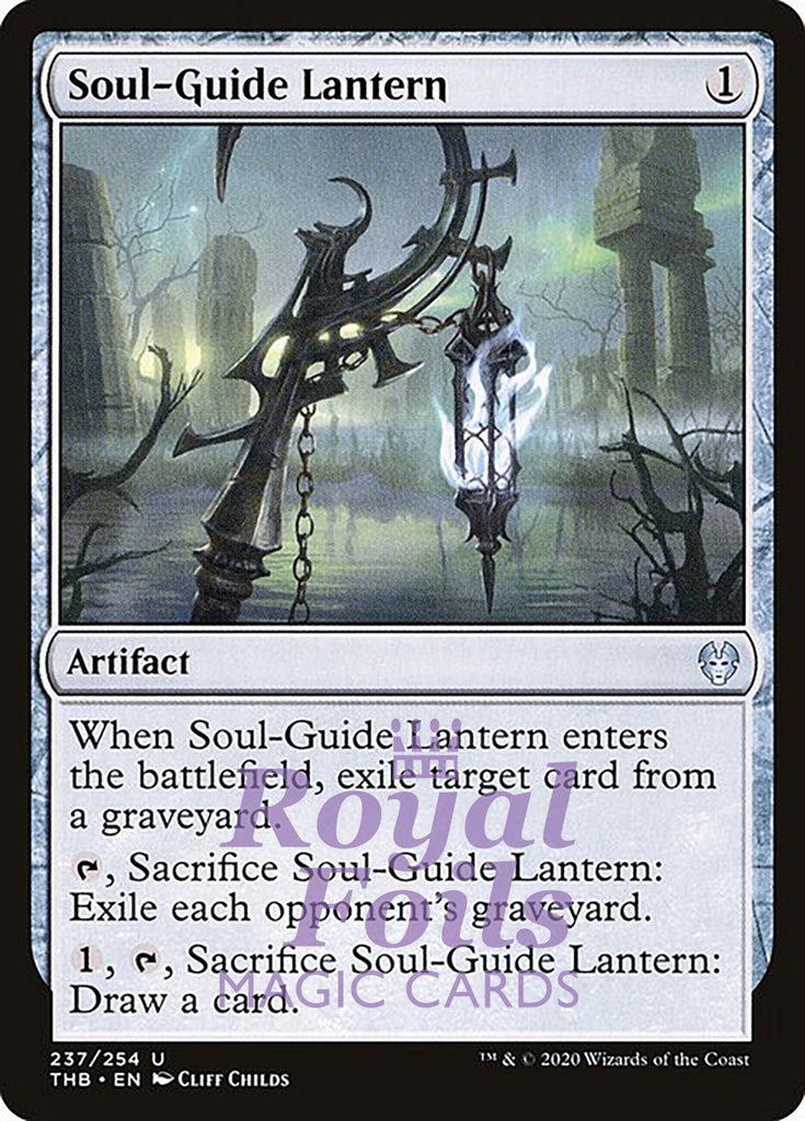 **1x FOIL Soul-Guide Lantern** THB MTG Theros Beyond Death Uncommon MINT artifact