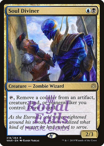 Soul Diviner 1x FOIL WAR MTG War of the Spark Rare MINT blue black