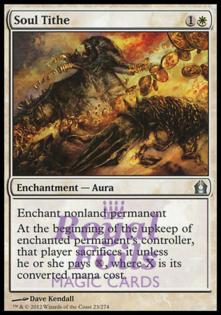 Soul Tithe 2x FOIL RTR MTG Return to Ravnica Uncommon MINT white