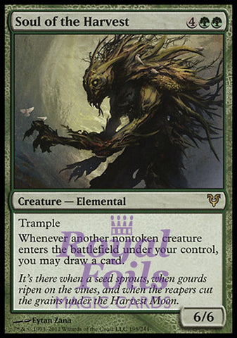 Soul of the Harvest 1x FOIL AVR MTG Avacyn Restored Rare NM green
