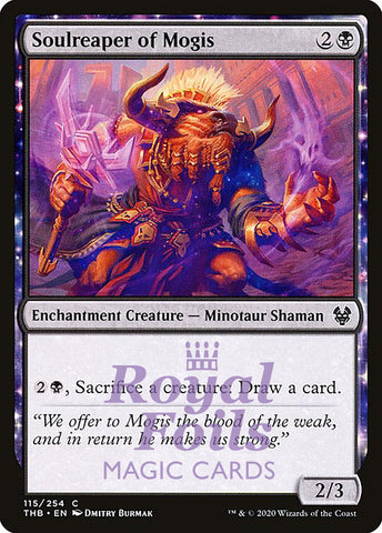 Soulreaper of Mogis 4x FOIL THB MTG Theros Beyond Death Common MINT black