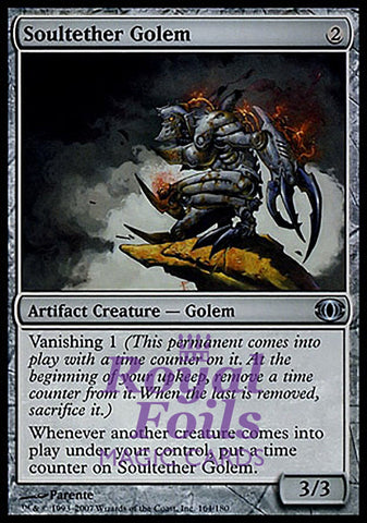 **4x FOIL Soultether Golem** FUT MTG Future Sight Uncommon NM+ artifact