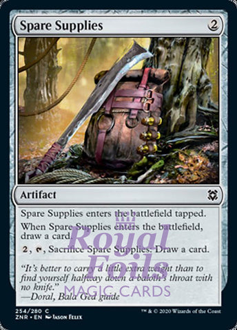 Spare Supplies 4x FOIL ZNR MTG Zendikar Rising Common MINT artifact