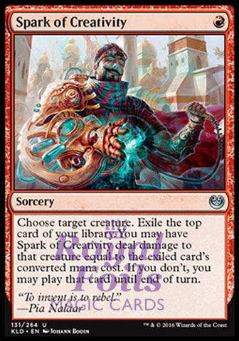 Spark of Creativity 2x FOIL KLD MTG Kaladesh Uncommon MINT red
