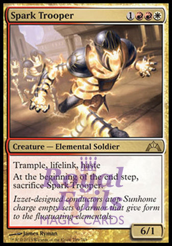 Spark Trooper 1x FOIL GTC MTG Gatecrash Rare MINT red white