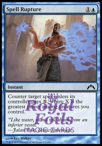 Spell Rupture 4x FOIL GTC MTG Gatecrash Common MINT blue