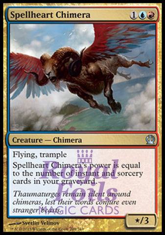 Spellheart Chimera 2x FOIL THS MTG Theros Uncommon MINT blue red