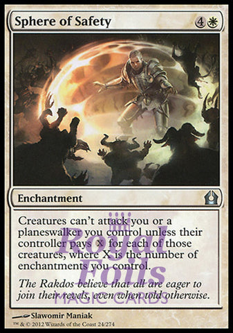 Sphere of Safety 1x FOIL RTR MTG Return to Ravnica Uncommon MINT white