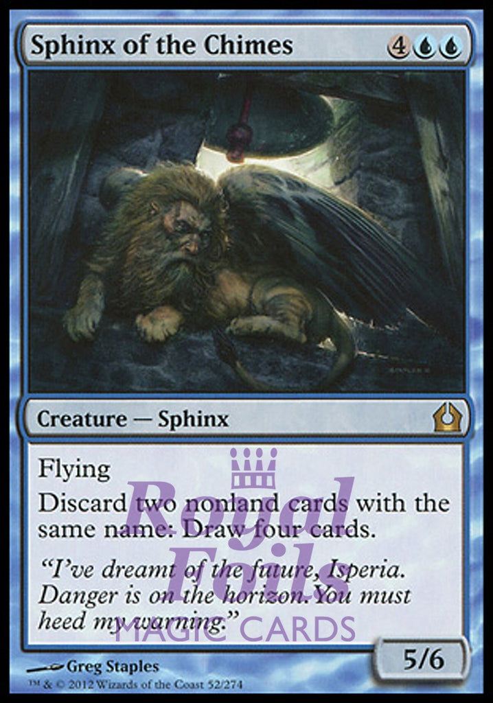 **2x FOIL Sphinx of the Chimes** RTR MTG Return to Ravnica Rare MINT blue