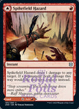 Spikefield Hazard // Cave 2x FOIL ZNR MTG Zendikar Rising Uncommon MINT red land