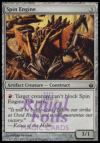 **4x FOIL Spin Engine** MBS MTG Mirrodin Besieged Common MINT artifact