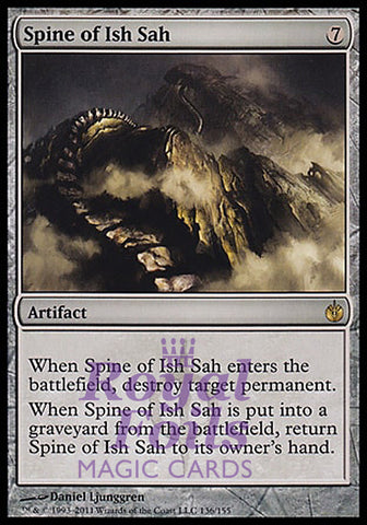 **1x FOIL Spine of Ish Sah** MBS MTG Mirrodin Besieged Rare MINT artifact