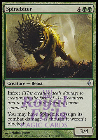 Spinebiter 1x FOIL NPH MTG New Phyrexia Uncommon MINT green