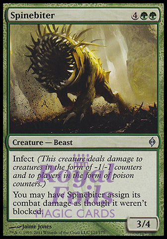 **1x FOIL Spinebiter** NPH MTG New Phyrexia Uncommon MINT green