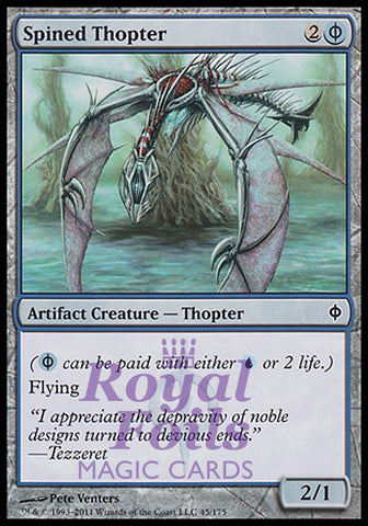 Spined Thopter 4x FOIL NPH MTG New Phyrexia Common MINT blue artifact