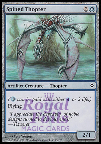 **4x FOIL Spined Thopter** NPH MTG New Phyrexia Common MINT blue artifact