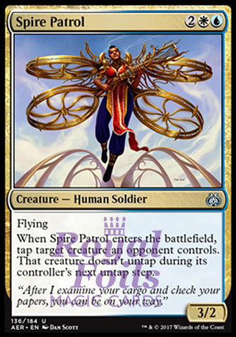 Spire Patrol 4x FOIL AER MTG Aether Revolt Uncommon MINT white blue