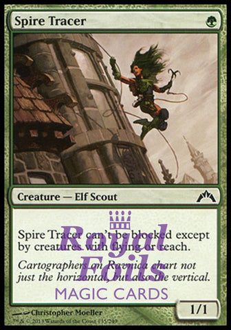 **4x FOIL Spire Tracer** GTC MTG Gatecrash Common MINT green