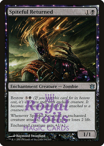 Spiteful Returned 2x FOIL BNG MTG Born of the Gods Uncommon MINT black