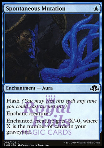 Spontaneous Mutation 4x FOIL EMN MTG Eldritch Moon Common MINT blue