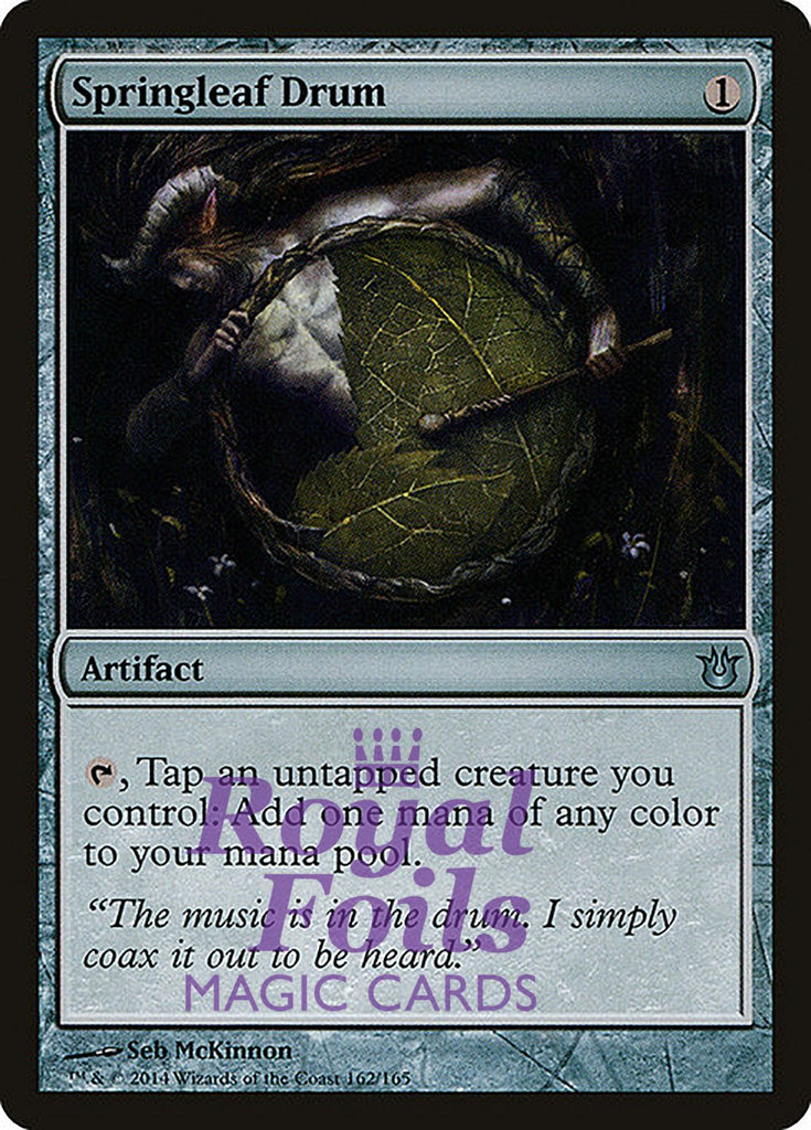 **1x FOIL Springleaf Drum** BNG MTG Born of the Gods Uncommon MINT artifact