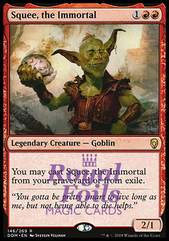 Squee, the Immortal 1x FOIL DOM MTG Dominaria Rare MINT red