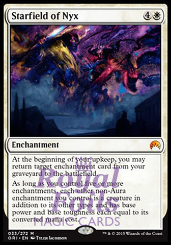 Starfield of Nyx 1x FOIL ORI MTG Magic Origins Mythic MINT white