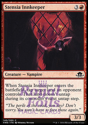 Stensia Innkeeper 4x FOIL EMN MTG Eldritch Moon Common MINT red