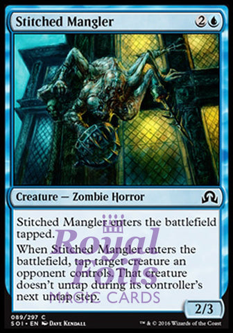 Stitched Mangler 4x FOIL SOI MTG Shadows Over Innistrad Common MINT blue