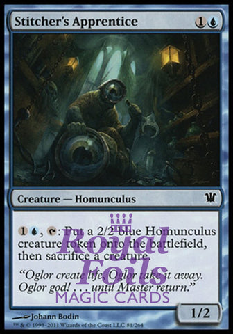 Stitcher's Apprentice 4x FOIL ISD MTG Innistrad Common 3 MINT + 1 NM blue