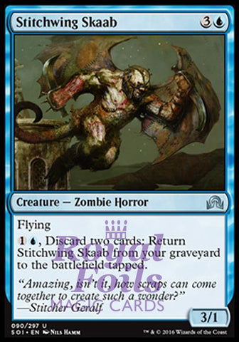 Stitchwing Skaab 2x FOIL SOI MTG Shadows Over Innistrad Uncommon MINT blue