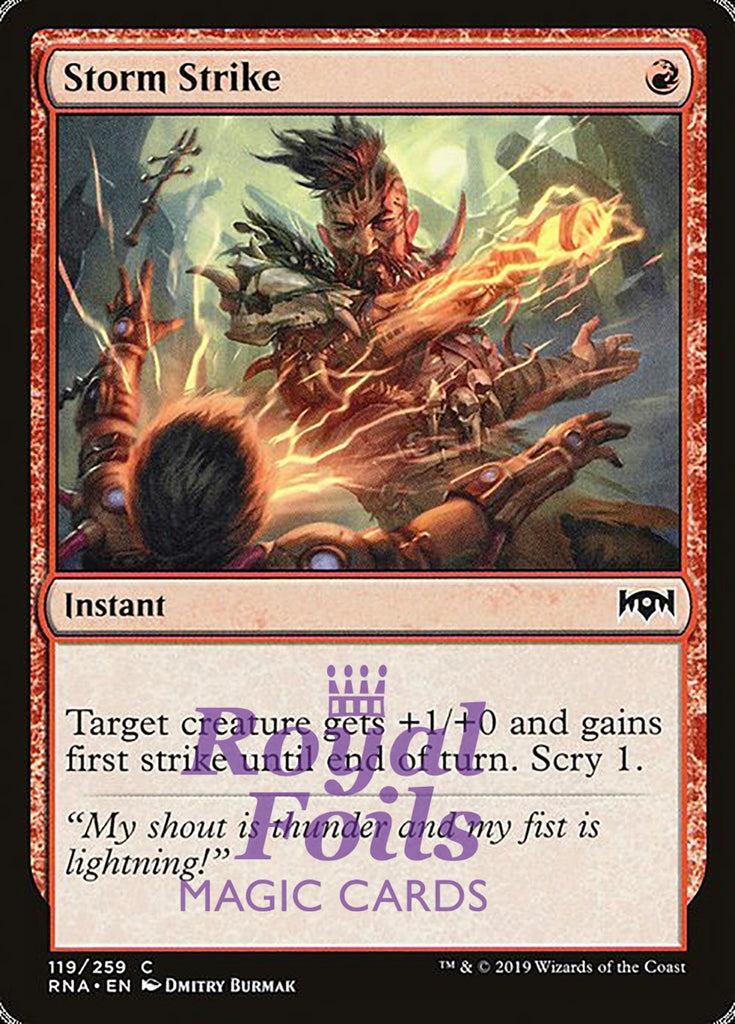Storm Strike 4x FOIL RNA MTG Ravnica Allegiance Common MINT red