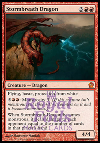 Stormbreath Dragon 1x FOIL THS MTG Theros Mythic MINT red