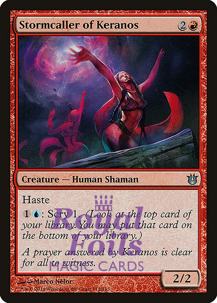 **2x FOIL Stormcaller of Keranos** BNG MTG Born of the Gods Uncommon MINT red