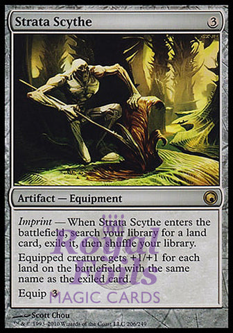 Strata Scythe 1x FOIL SOM MTG Scars of Mirrodin Rare MINT artifact