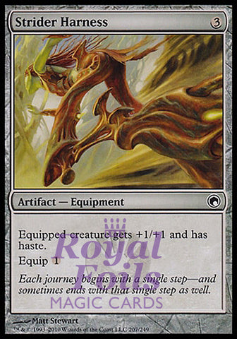 Strider Harness 4x FOIL SOM MTG Scars of Mirrodin Common MINT artifact
