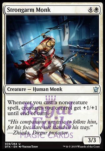 Strongarm Monk 2x FOIL DTK MTG Dragons of Tarkir Uncommon MINT white