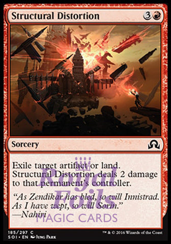 Structural Distortion 4x FOIL SOI MTG Shadows Over Innistrad Common MINT red