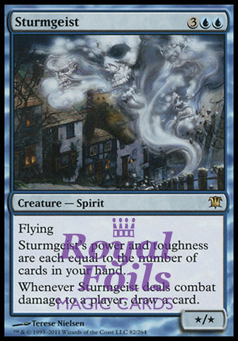 Sturmgeist 2x FOIL ISD MTG Innistrad Rare MINT blue