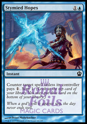 Stymied Hopes 4x FOIL THS MTG Theros Common MINT blue