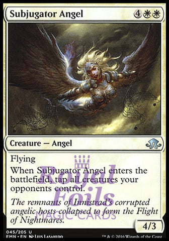 Subjugator Angel 1x FOIL EMN MTG Eldritch Moon Uncommon MINT white
