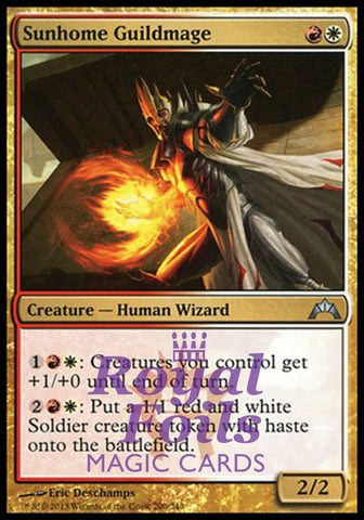 Sunhome Guildmage 2x FOIL GTC MTG Gatecrash Uncommon MINT red white