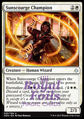 Sunscourge Champion 2x FOIL HOU MTG Hour of Devastation Uncommon MINT white