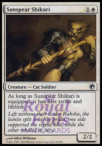 Sunspear Shikari 4x FOIL SOM MTG Scars of Mirrodin Common MINT white