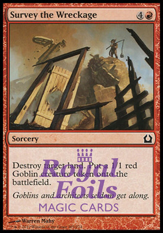 Survey the Wreckage 4x FOIL RTR MTG Return to Ravnica Common MINT red