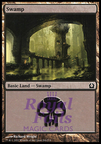 Swamp #264 4x FOIL RTR MTG Return to Ravnica Basic Land MINT black