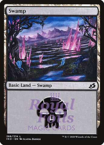 Swamp #266 2x FOIL IKO MTG Ikoria Common MINT black basic land