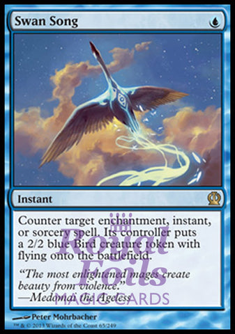Swan Song 1x FOIL THS MTG Theros Rare MINT blue