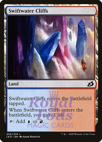 Swiftwater Cliffs 4x FOIL IKO MTG Ikoria Common MINT blue red