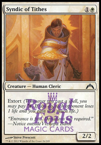 Syndic of Tithes 2x FOIL GTC MTG Gatecrash Common MINT white